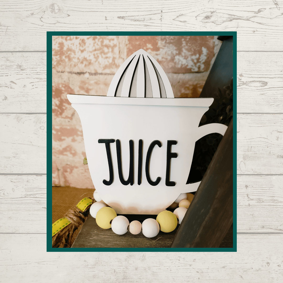 Julie Did It Studios Lemon Tiered Tray - June 2021 SVG Subscription