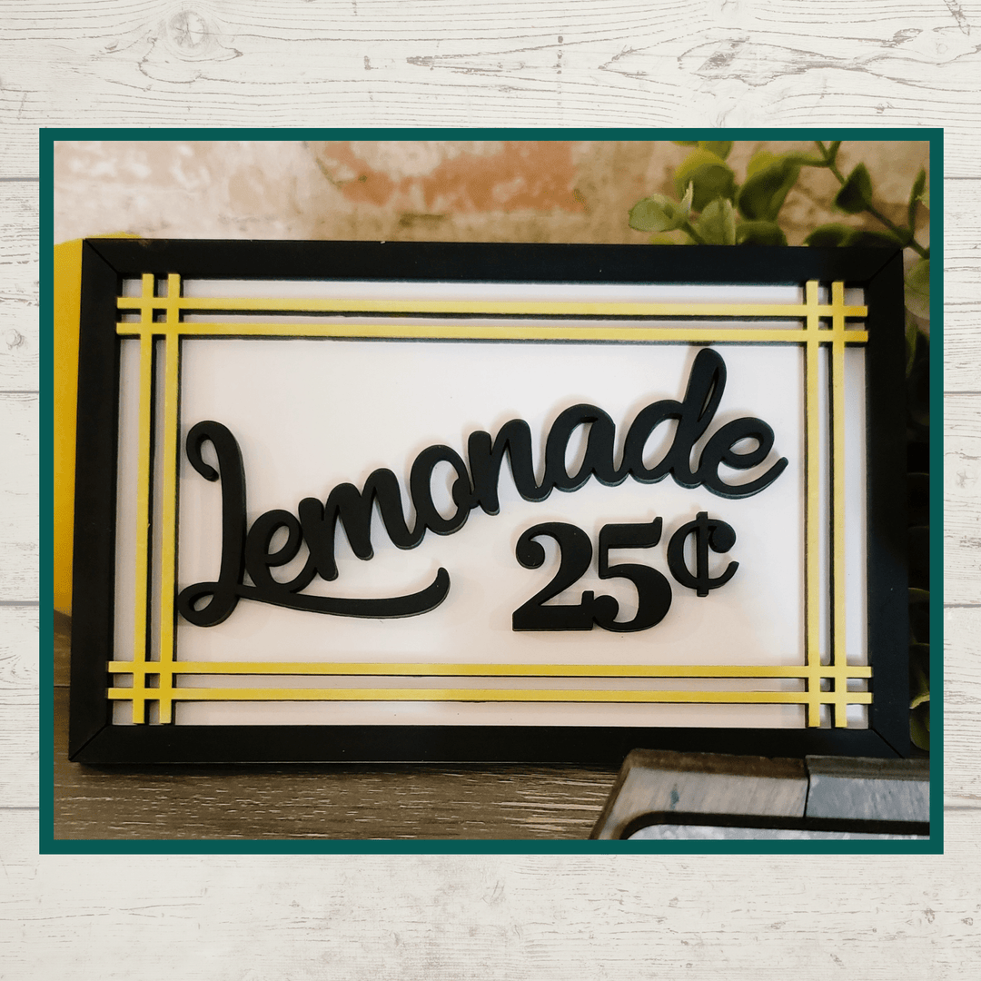 Julie Did It Studios Lemon Tiered Tray - June 2021 SVG Subscription