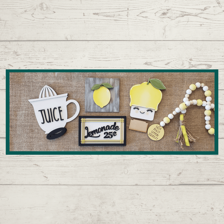 Julie Did It Studios Lemon Tiered Tray - June 2021 SVG Subscription