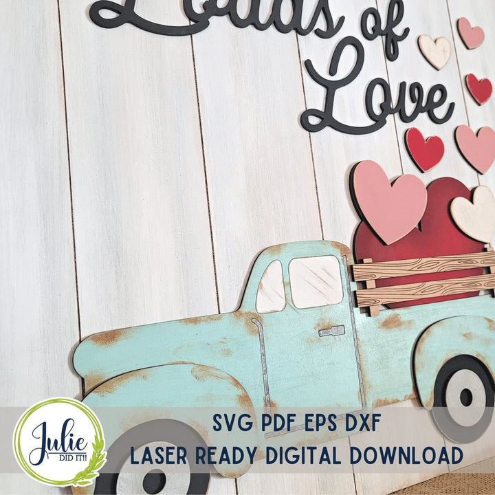 Julie Did It Studios Loads of Love Extra Large Leaner