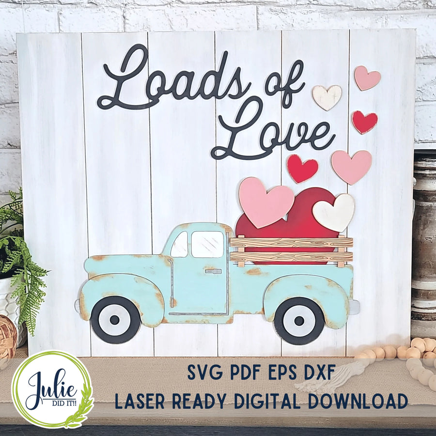 Julie Did It Studios Loads of Love Extra Large Leaner