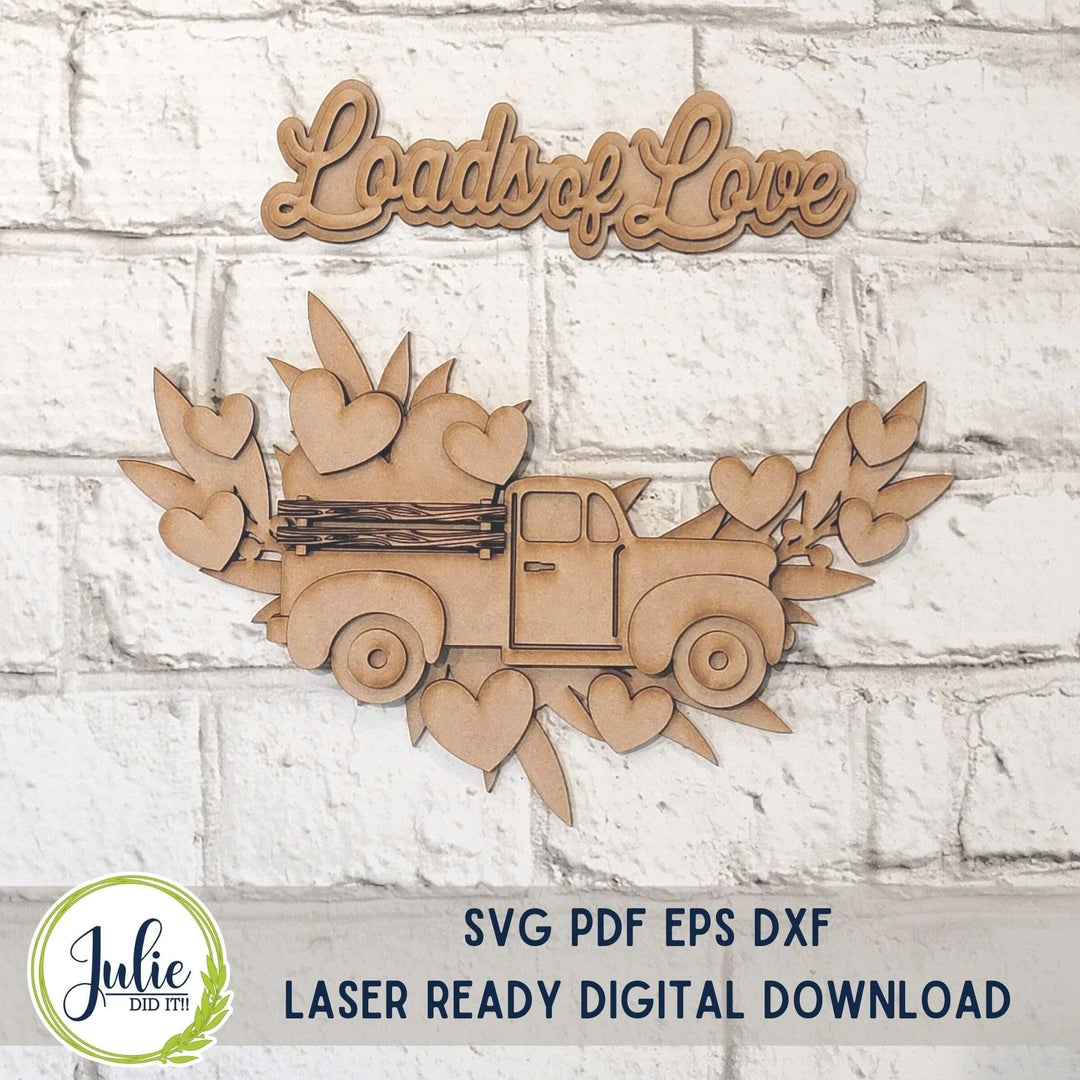 Julie Did It Studios Loads of Love Overlay for the Interchangeable Wagon Wheel