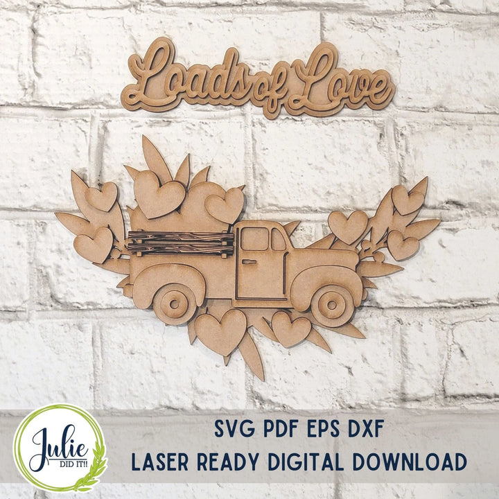 Julie Did It Studios Loads of Love Overlay for the Interchangeable Wagon Wheel
