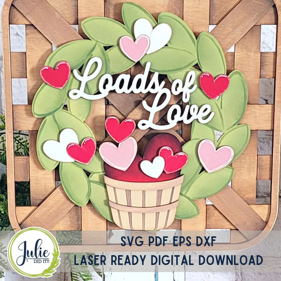 Julie Did It Studios Loads of Love Wreath