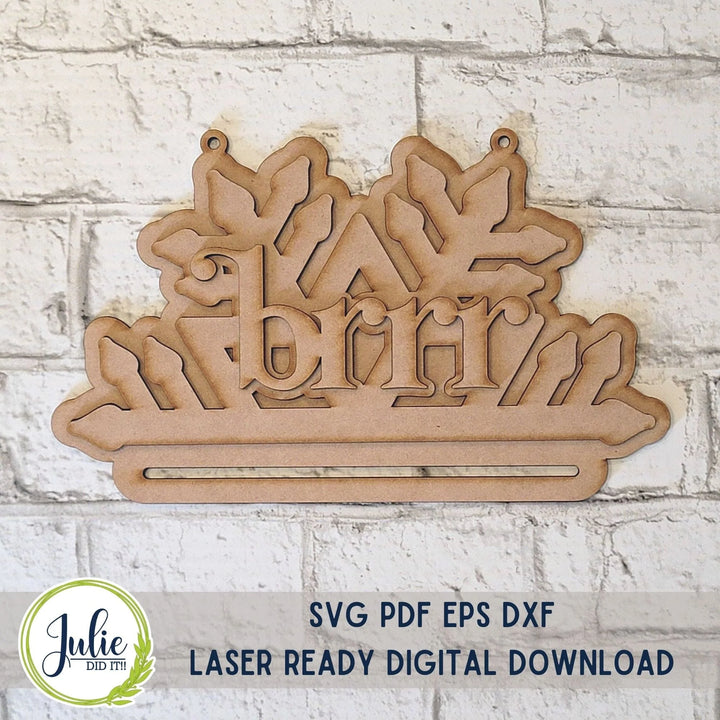 Julie Did It Studios Macrame Snowflake - Brrr (kid friendly)