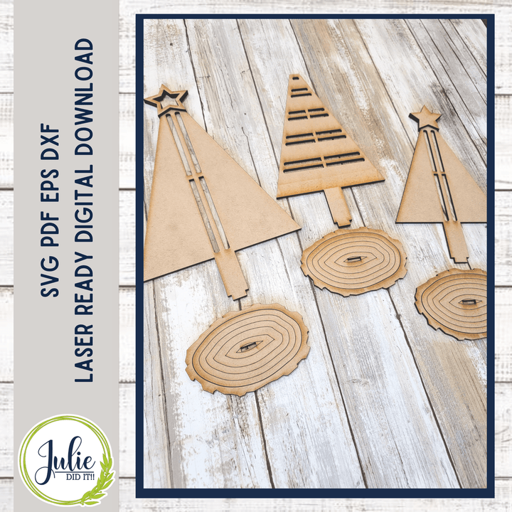 Julie Did It Studios Macrame Tree Trio Shelf Sitters