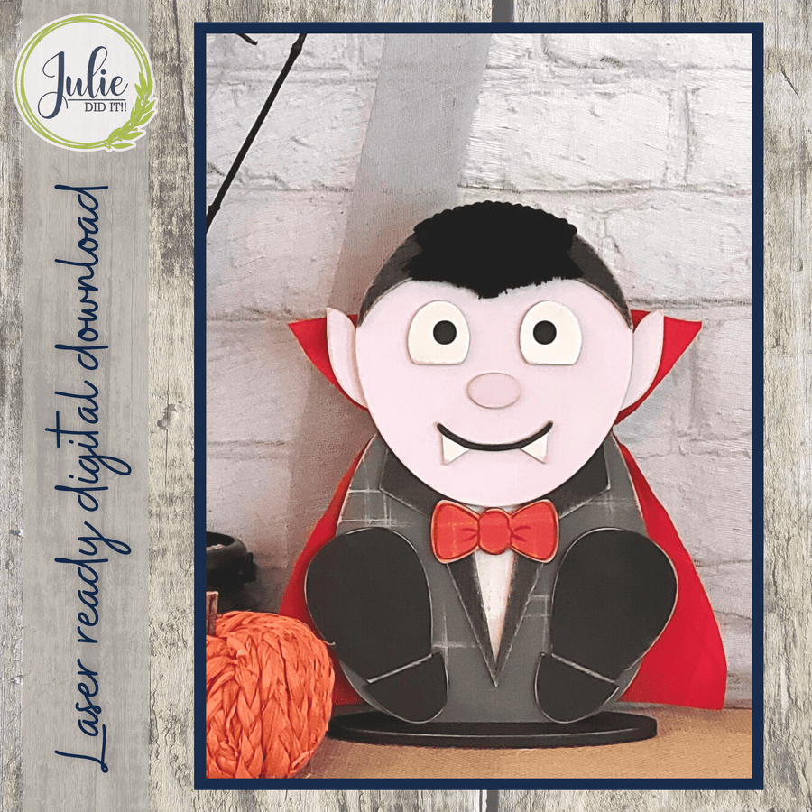 Julie Did It Studios Macrame Vampire Shelf Sitter