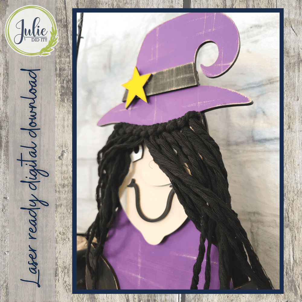 Julie Did It Studios Macrame Witch Shelf Sitter