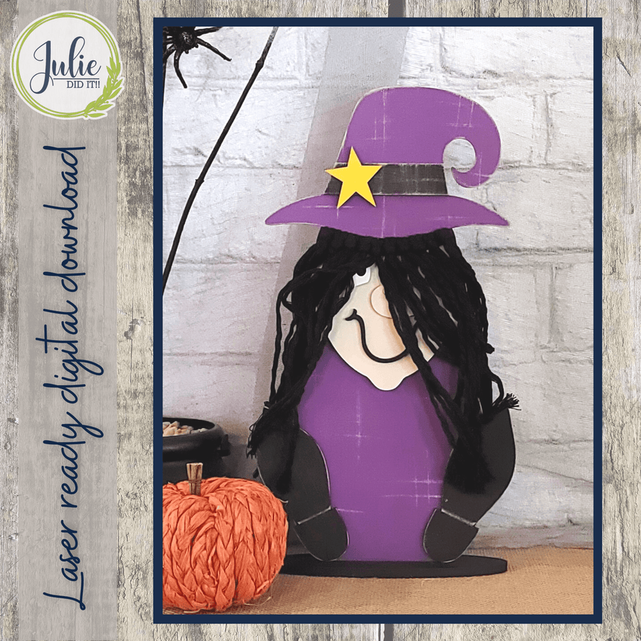 Julie Did It Studios Macrame Witch Shelf Sitter