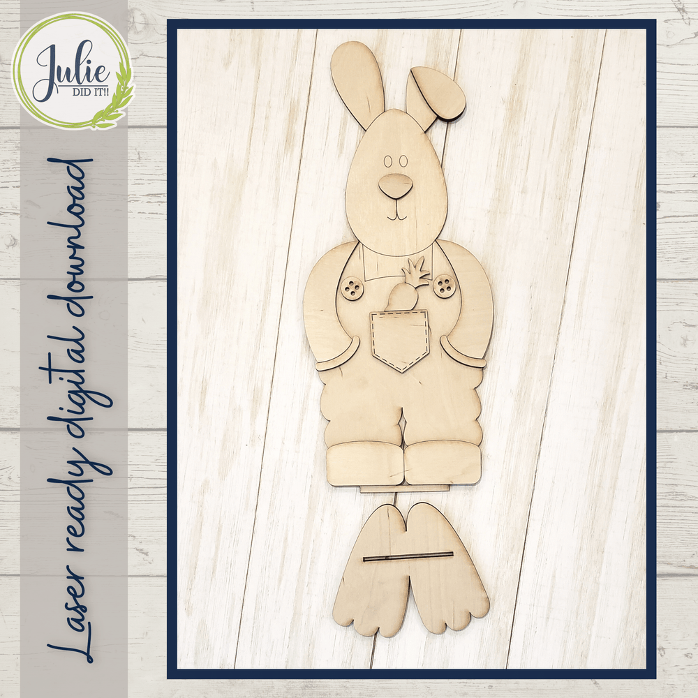 Julie Did It Studios Mama and Papa Bunny Shelf Sitter