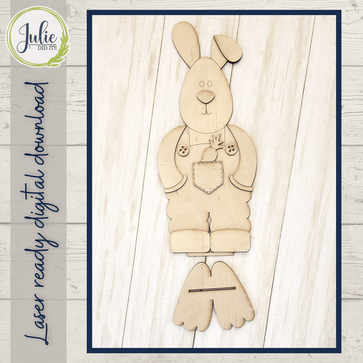 Julie Did It Studios Mama and Papa Bunny Shelf Sitter