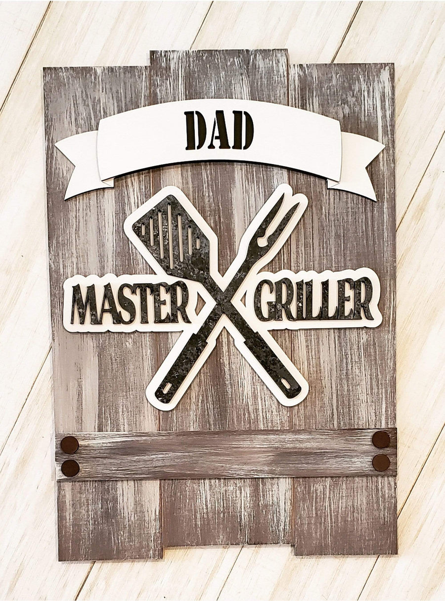 Julie Did It Studios Master Griller Sign for Father's Day - March 2021 SVG Subscription