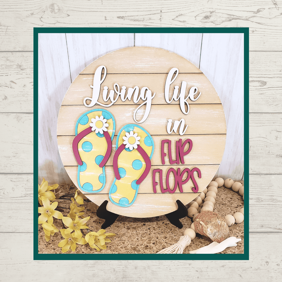 Julie Did It Studios May 2021 - Life in Flip Flops Exclusive DIY Kit