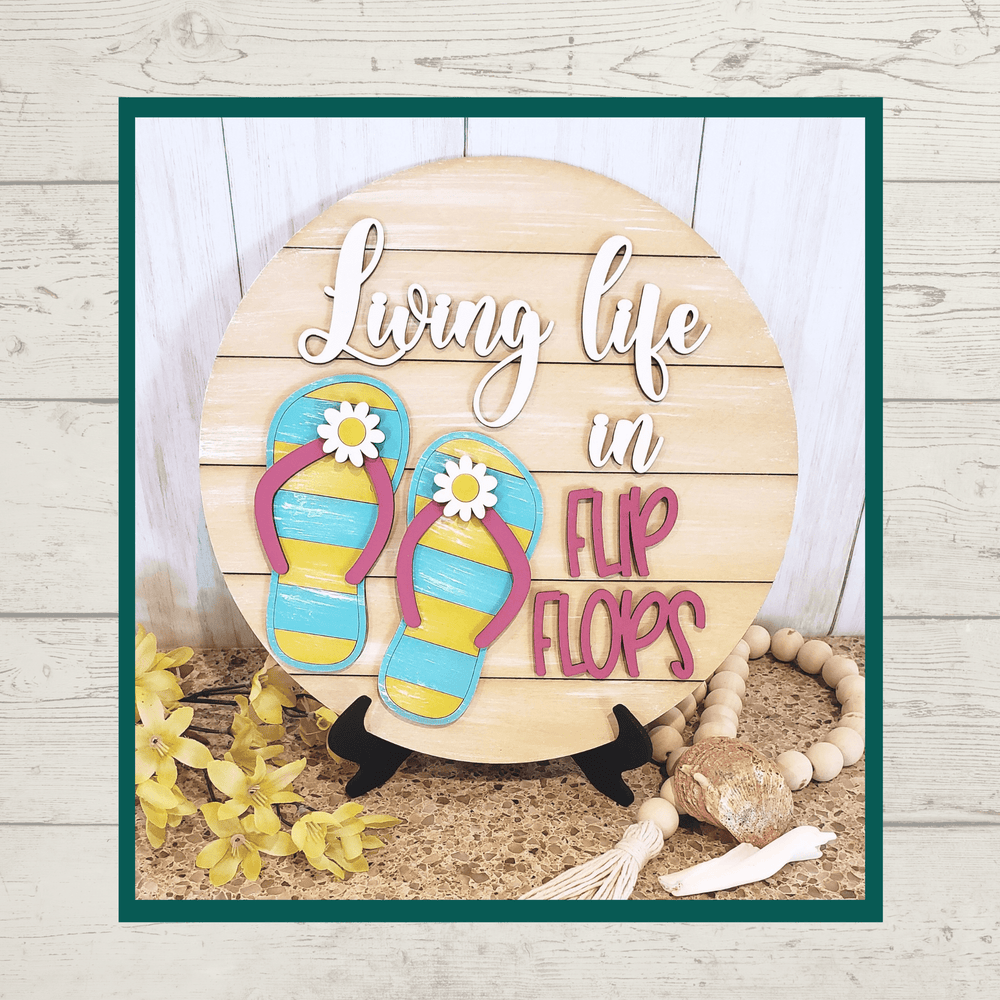 Julie Did It Studios May 2021 - Life in Flip Flops Exclusive DIY Kit