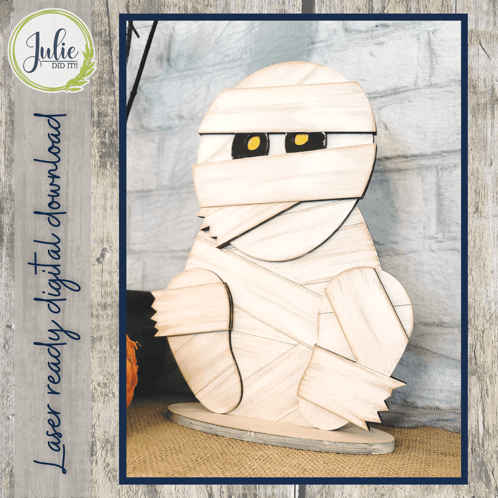 Julie Did It Studios Mummy Shelf Sitter