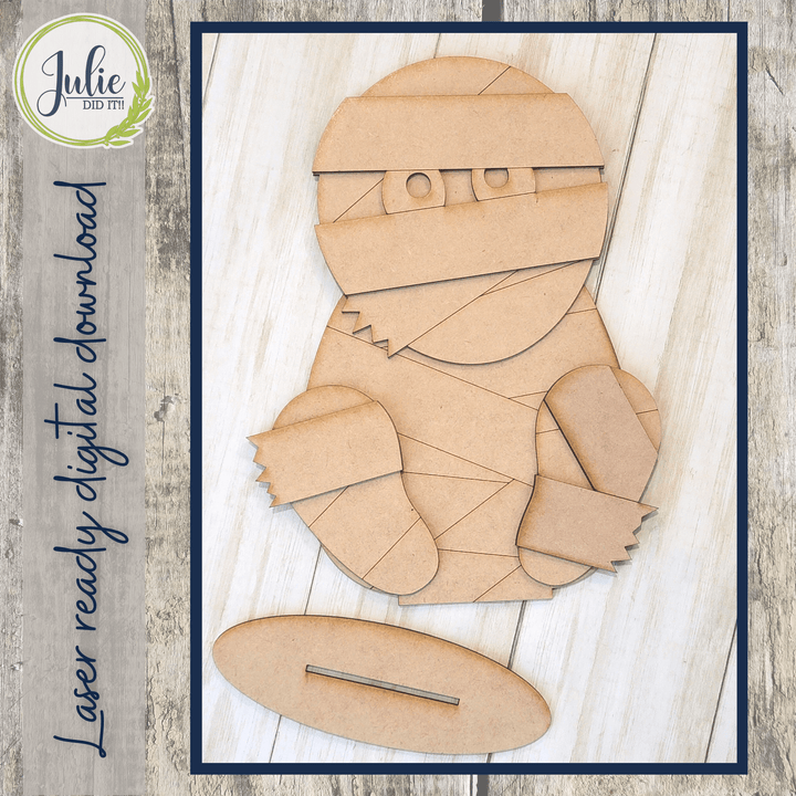 Julie Did It Studios Mummy Shelf Sitter - August 2022 Design Subscription