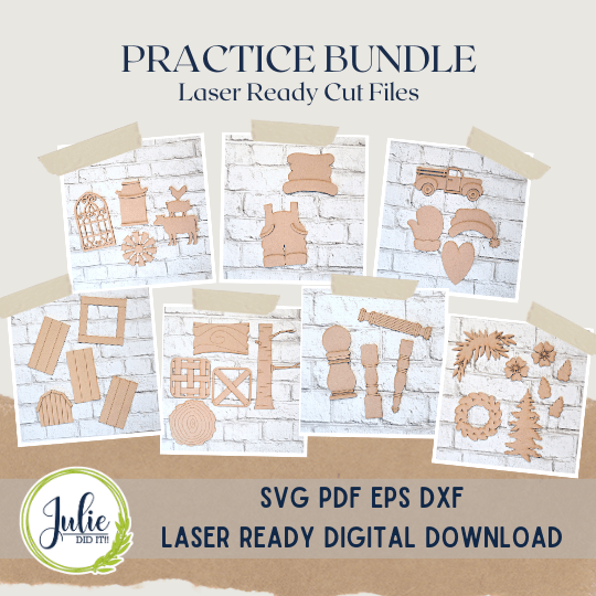 Julie Did It Studios Practice Bundle - Paint It!! with Julie