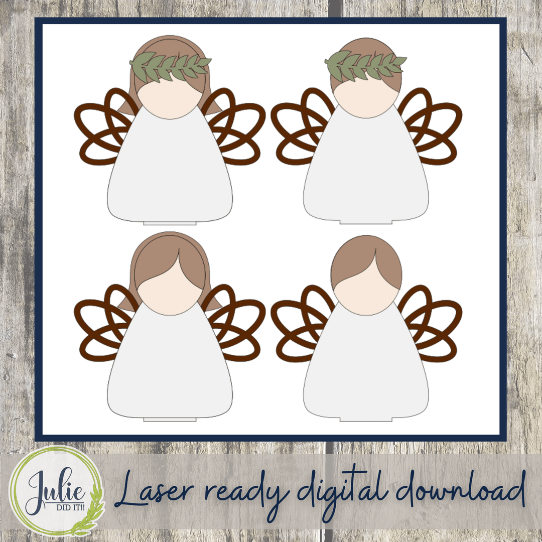 Julie Did It Studios Primitive Angel Shelf Sitter