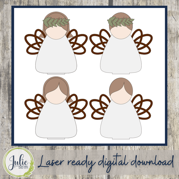 Julie Did It Studios Primitive Angel Shelf Sitter