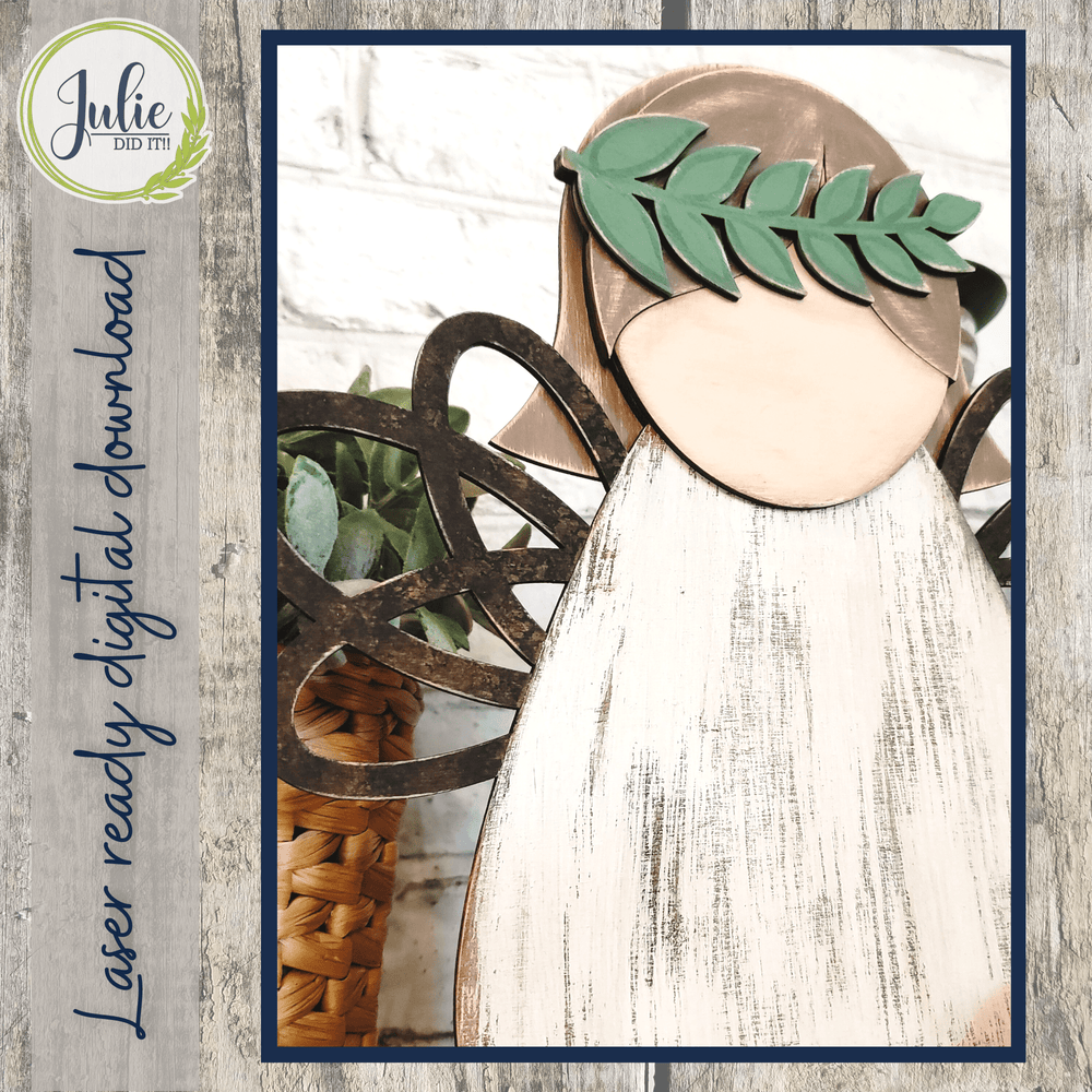 Julie Did It Studios Primitive Angel Shelf Sitter