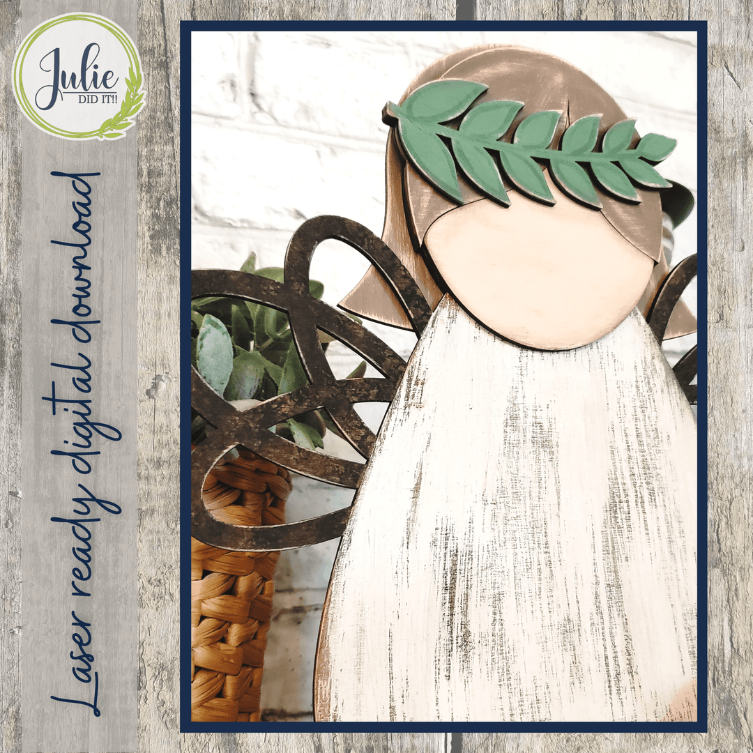 Julie Did It Studios Primitive Angel Shelf Sitter