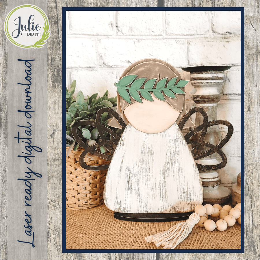 Julie Did It Studios Primitive Angel Shelf Sitter