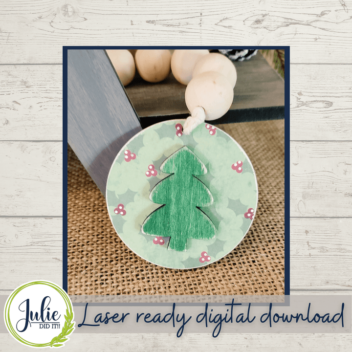 Julie Did It Studios Reindeer Tiered Tray - August 2021 SVG Subscription