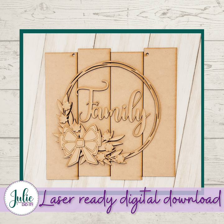 Julie Did It Studios Rustic Welcome Sign - May 2021 SVG Subscription