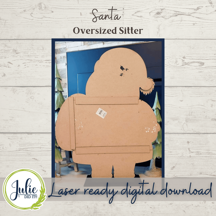 Julie Did It Studios Santa and Mrs. Claus Oversized Sitter Bundle
