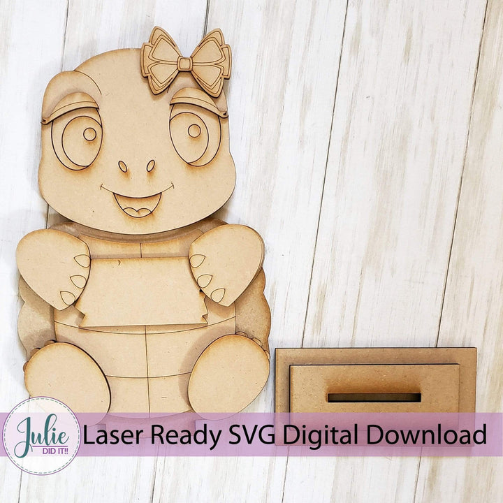 Julie Did It Studios Shelf Sitter Digital SVG Turtle Shelf Sitter