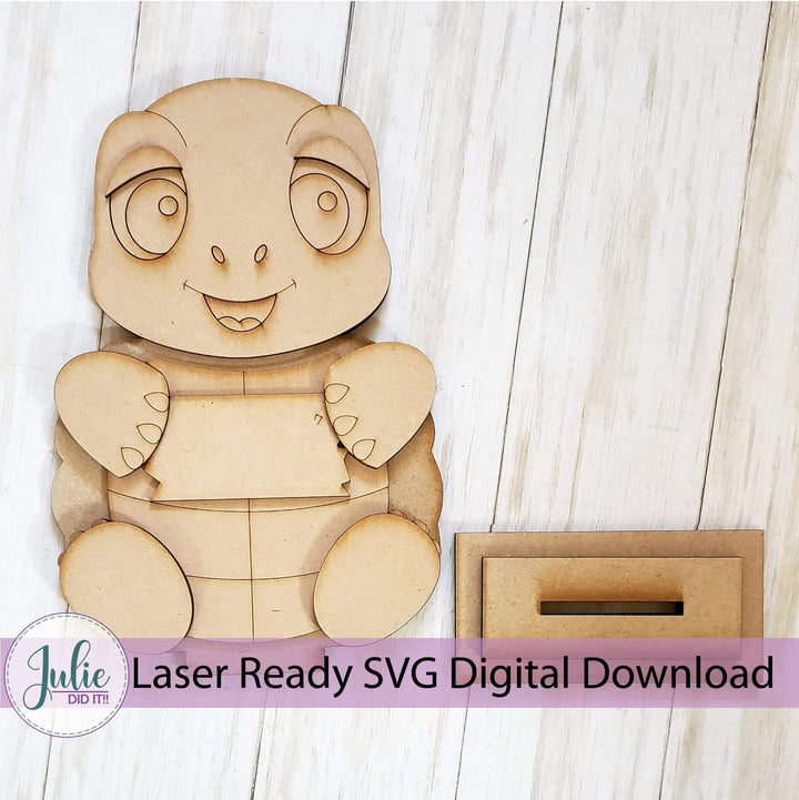 Julie Did It Studios Shelf Sitter Digital SVG Turtle Shelf Sitter