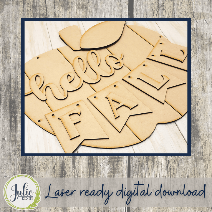 Julie Did It Studios Shiplap Apple Door Hanger