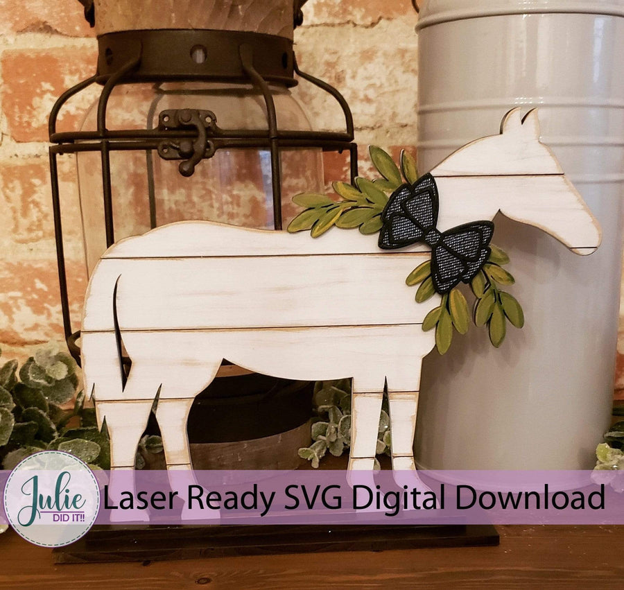 Julie Did It Studios Shiplap Shelf Sitter Horse Shiplap Shelf Sitter
