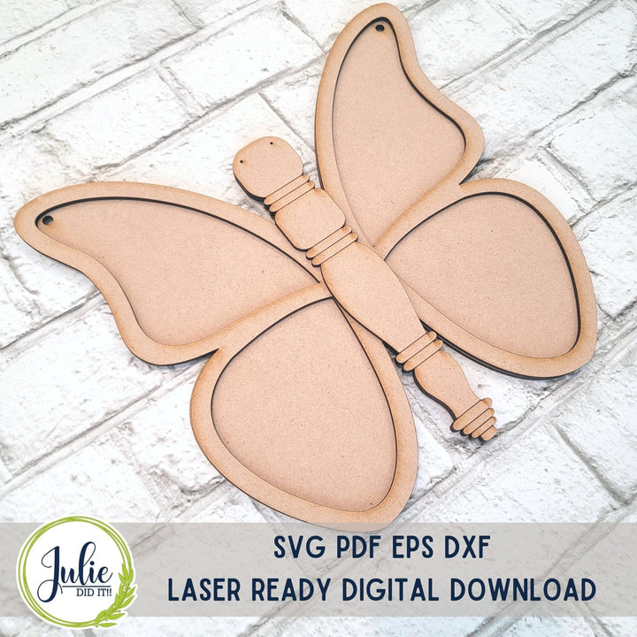 Julie Did It Studios Spindle Butterfly Hanger - March 2023 Design Studio