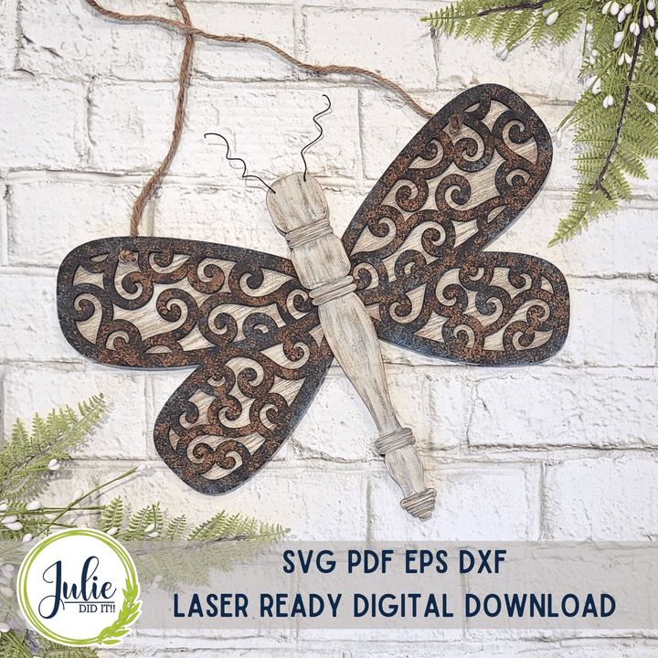 Julie Did It Studios Spindle Dragonfly Hanger - January 2023 Design Studio