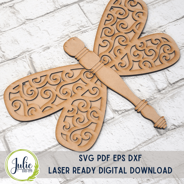 Julie Did It Studios Spindle Dragonfly Hanger - January 2023 Design Studio