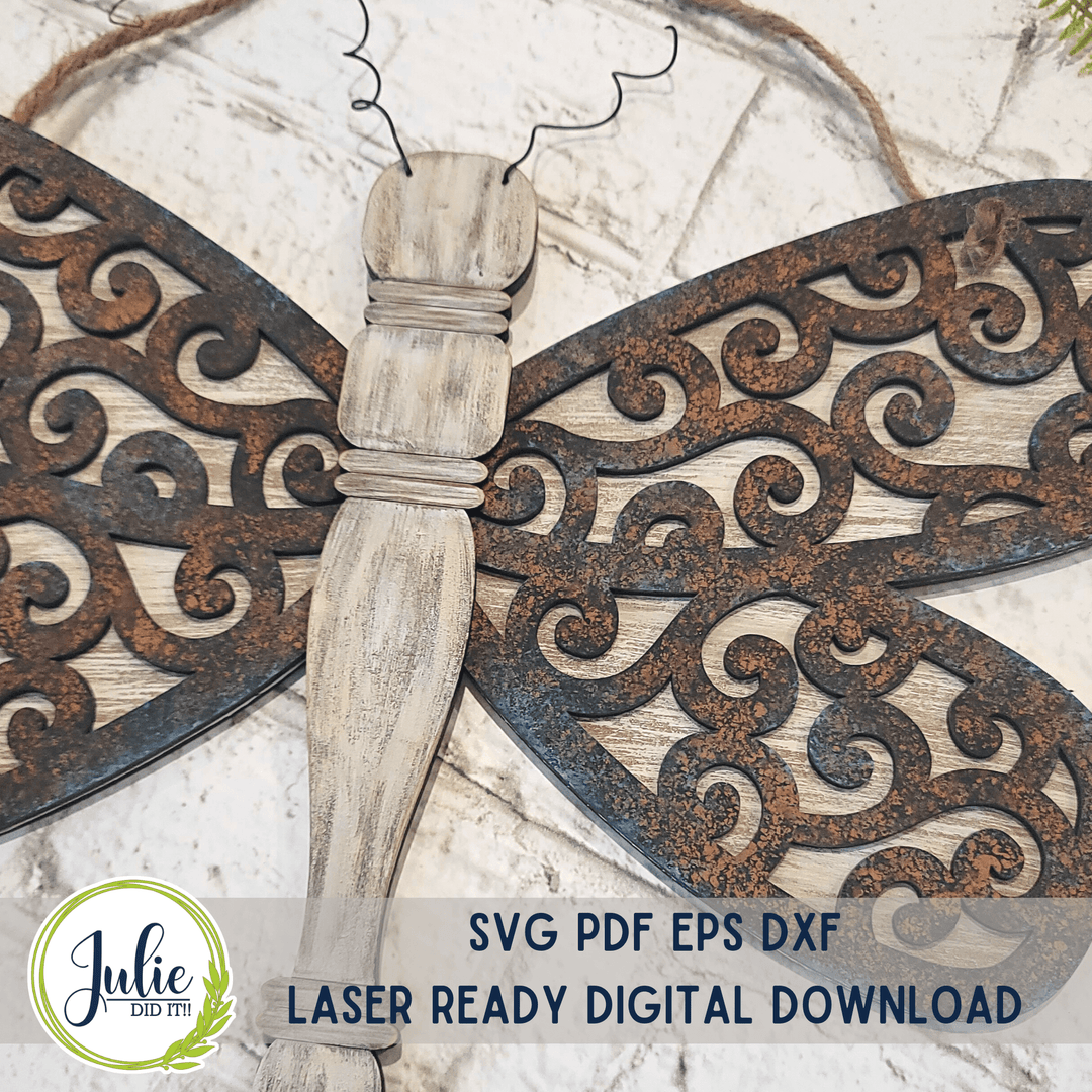 Julie Did It Studios Spindle Dragonfly Hanger - January 2023 Design Studio