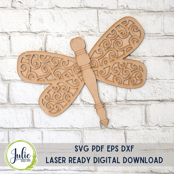Julie Did It Studios Spindle Dragonfly Hanger - January 2023 Design Studio