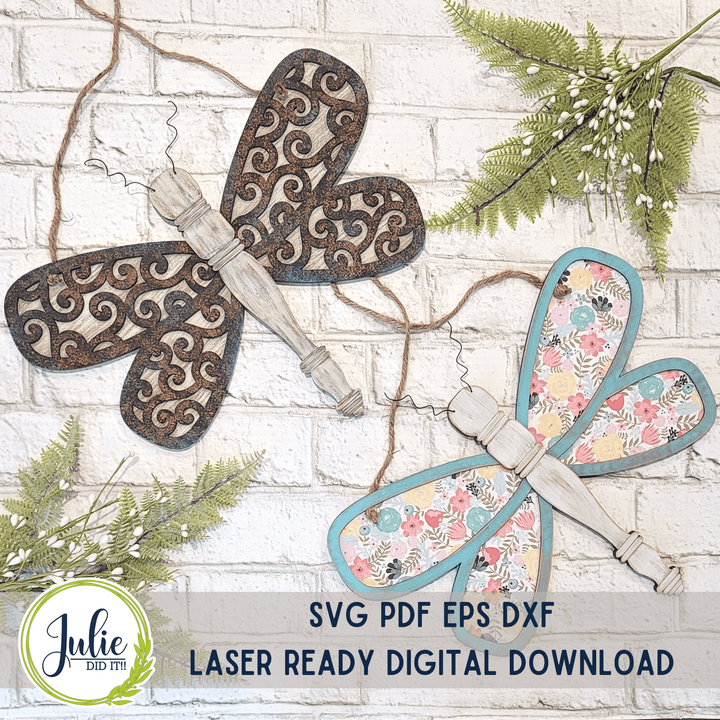 Julie Did It Studios Spindle Dragonfly Hanger - January 2023 Design Studio
