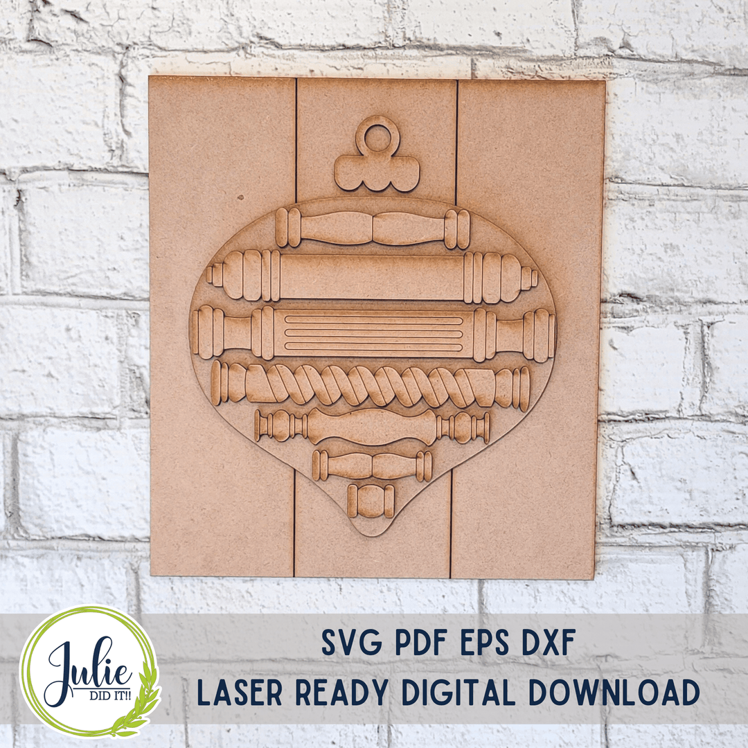 Julie Did It Studios Spindle Ornament