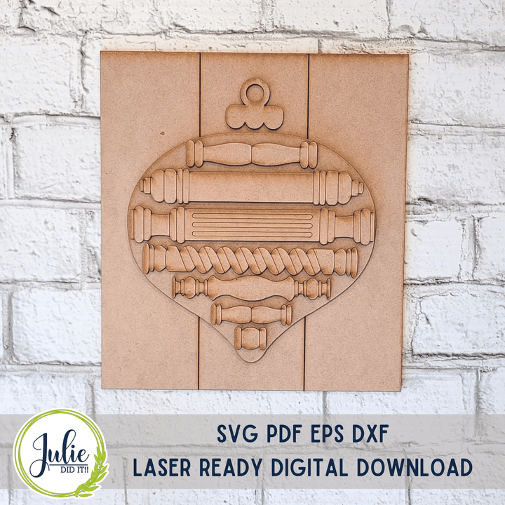 Julie Did It Studios Spindle Ornament