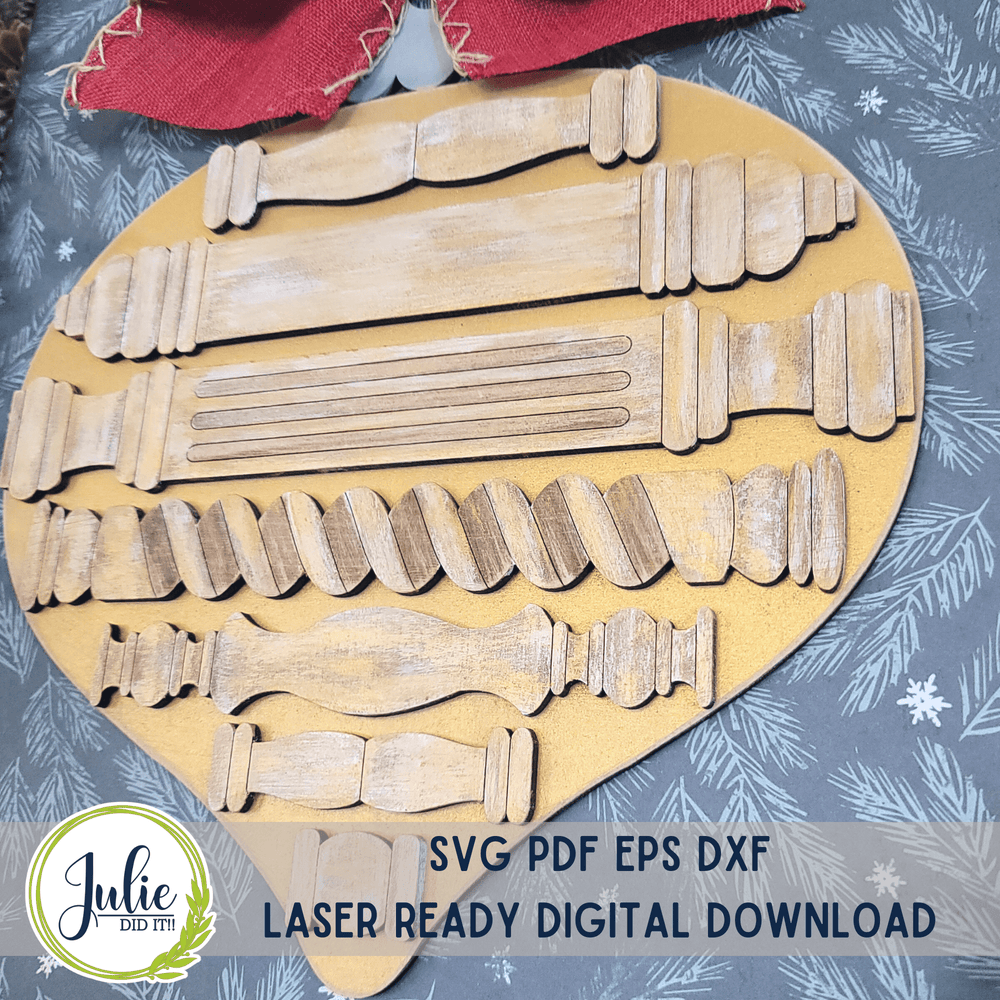 Julie Did It Studios Spindle Ornament