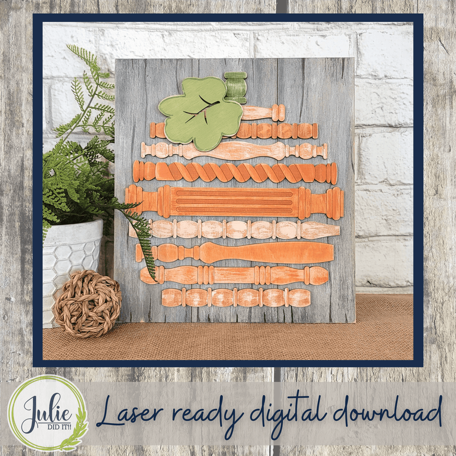 Julie Did It Studios Spindle Pumpkin