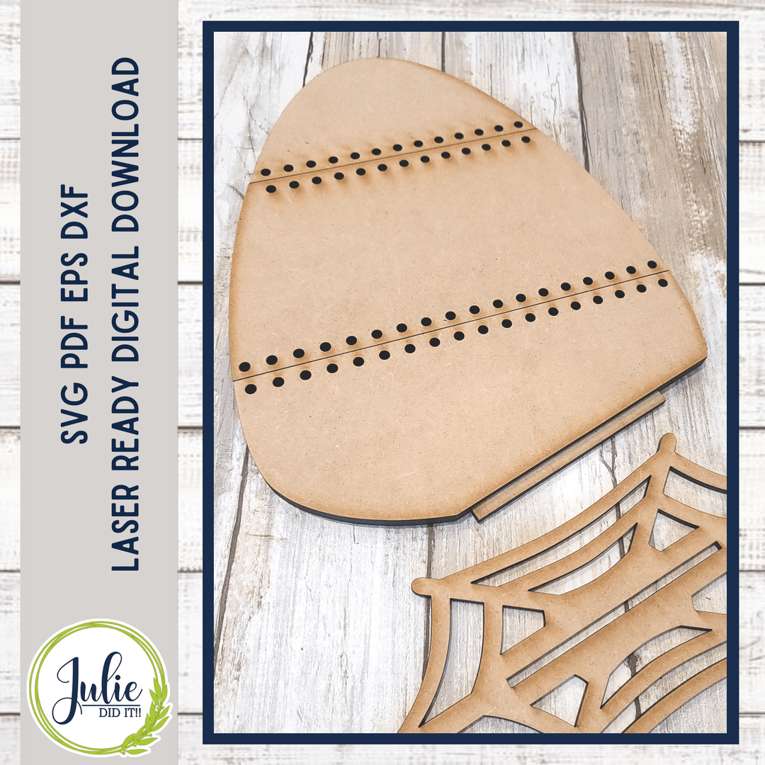 Julie Did It Studios Stitched Candy Corn Shelf Sitter