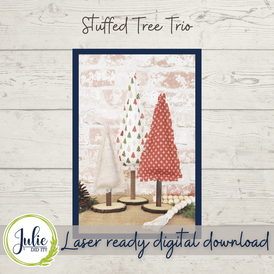 Julie Did It Studios Stuffed Tree Trio