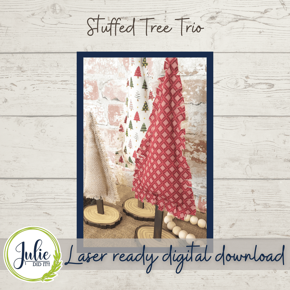 Julie Did It Studios Stuffed Tree Trio