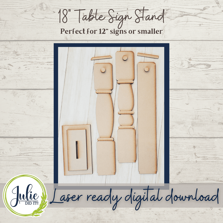 Julie Did It Studios Table Sign Stand