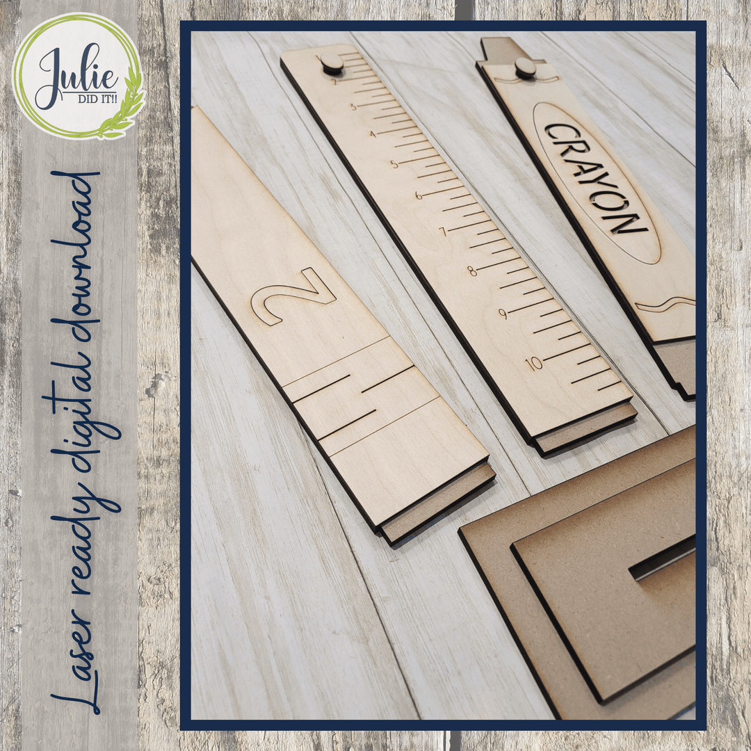 Julie Did It Studios Table Sign Stand Class Edition