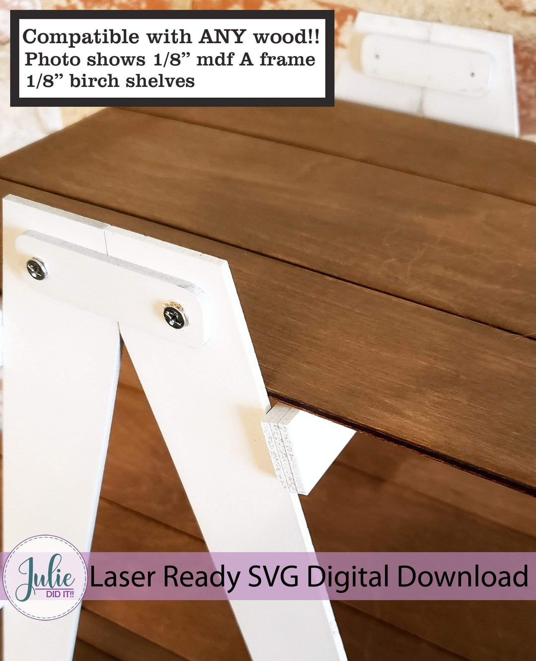 Julie Did It Studios Tier Tray Ladder Tier Tray (3 Tiers)