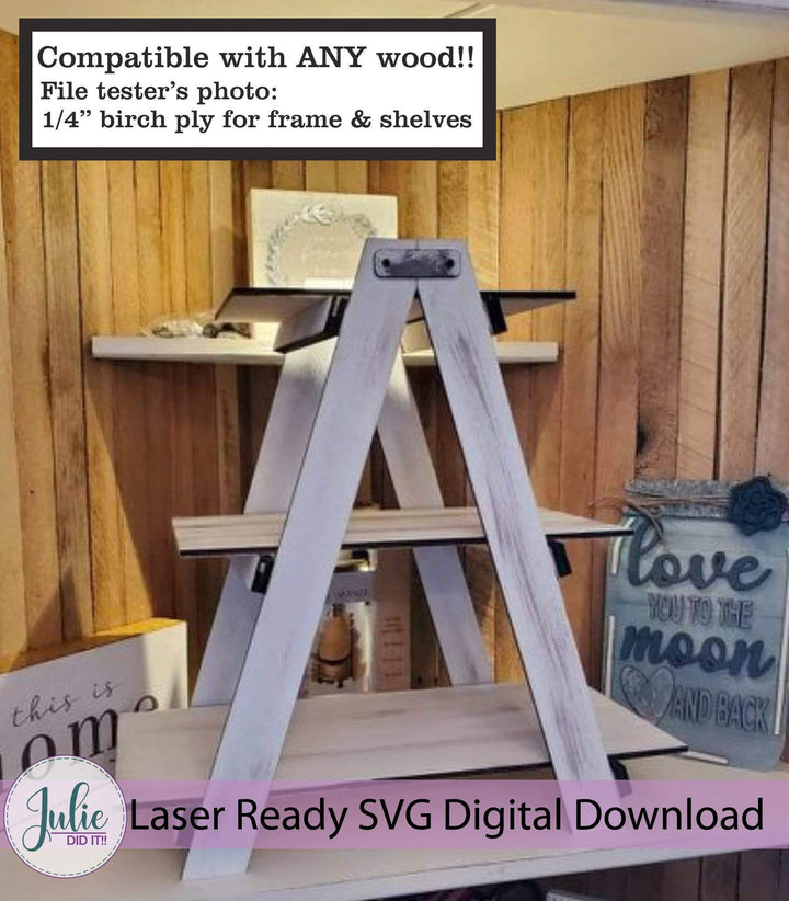 Julie Did It Studios Tier Tray Ladder Tier Tray (3 Tiers)
